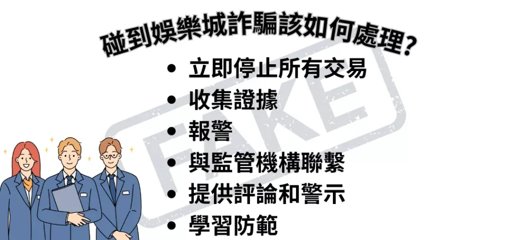 碰到娛樂城詐騙該如何處理