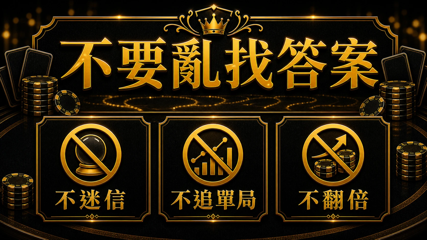 百家樂不看路打法可行嗎 風險邊界與停手提醒 大獎娛樂城