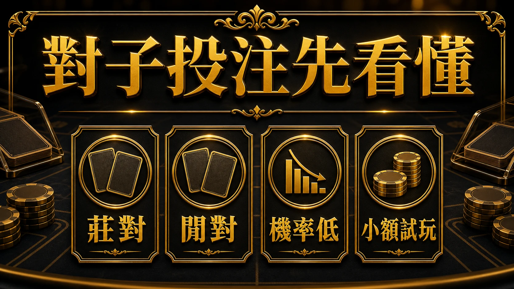 百家樂莊對閒對是什麼 規則流程與判斷重點 大獎娛樂城