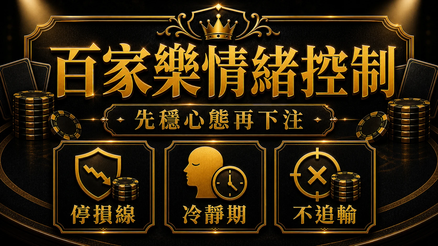 百家樂輸贏關鍵不只運氣：6個心理建設與情緒控管｜大獎娛樂城
