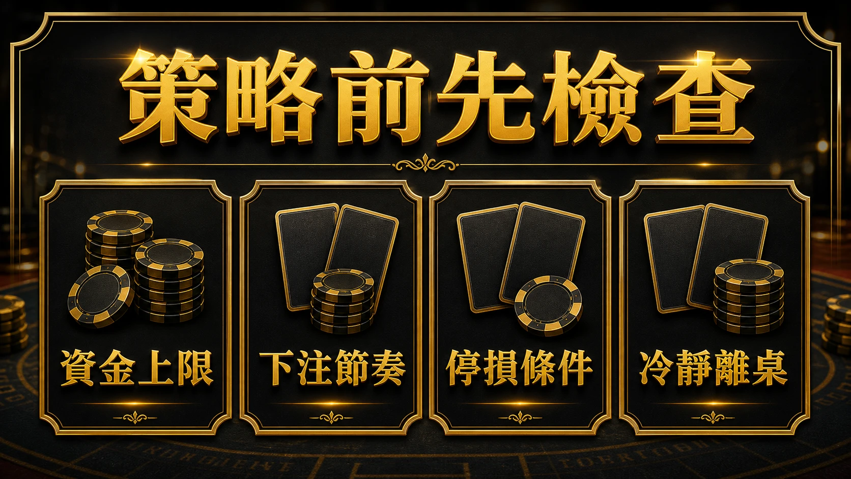 百家樂實戰投注法有哪些 規則流程與判斷重點 大獎娛樂城