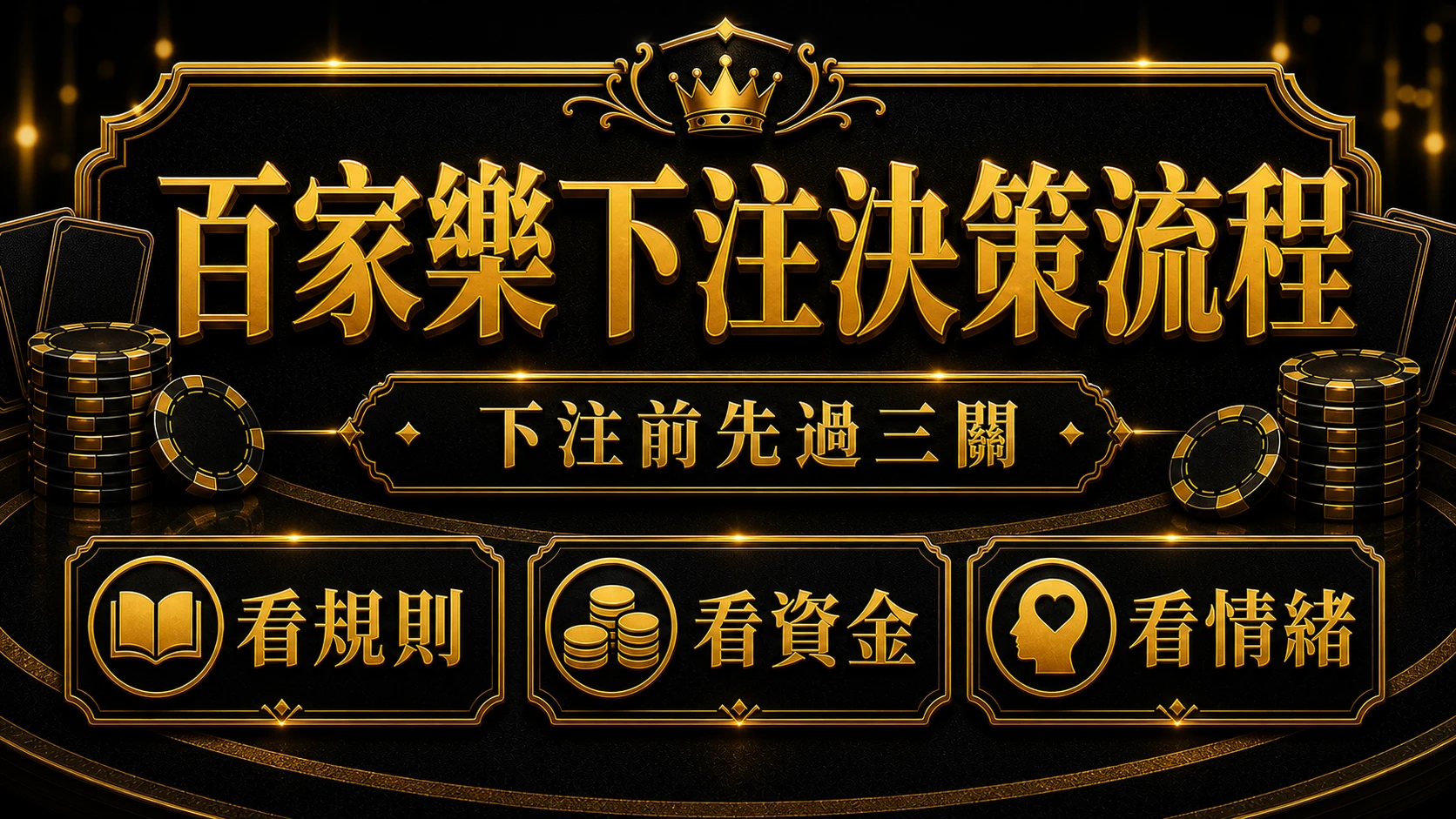 百家樂決策流程怎麼做？下注前6個檢查點｜大獎娛樂城