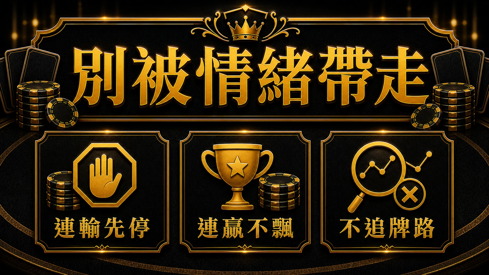 百家樂決策流程怎麼做 風險邊界與停手提醒 大獎娛樂城