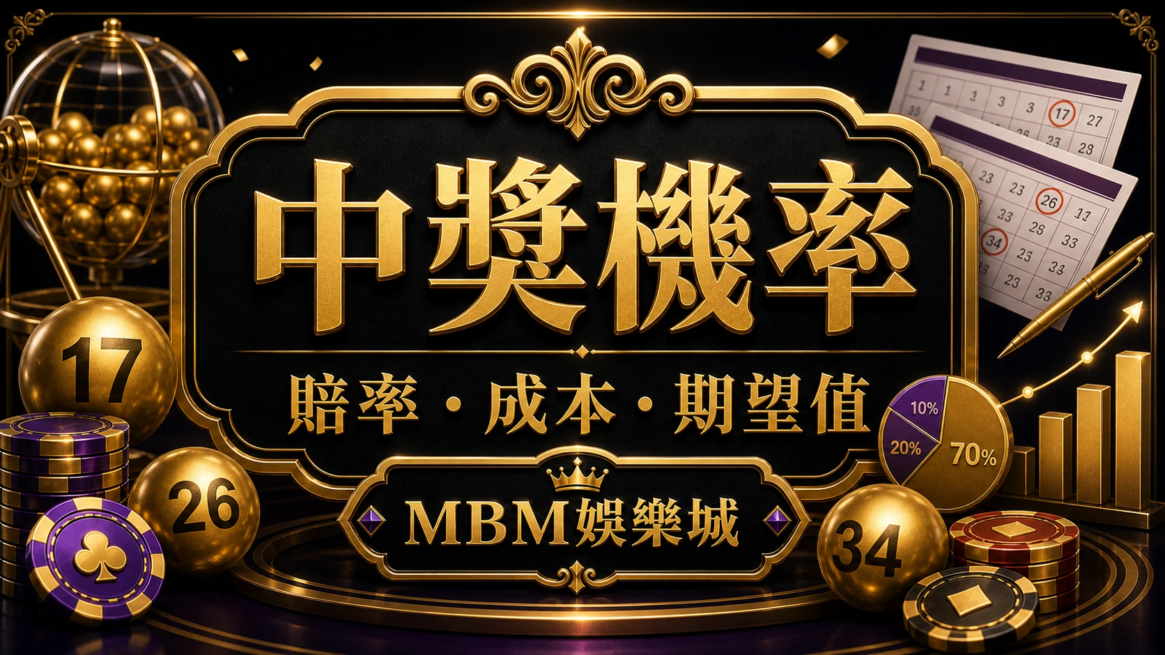 彩票中獎機率怎麼看？賠率、期望值與投注成本提醒｜大獎娛樂城