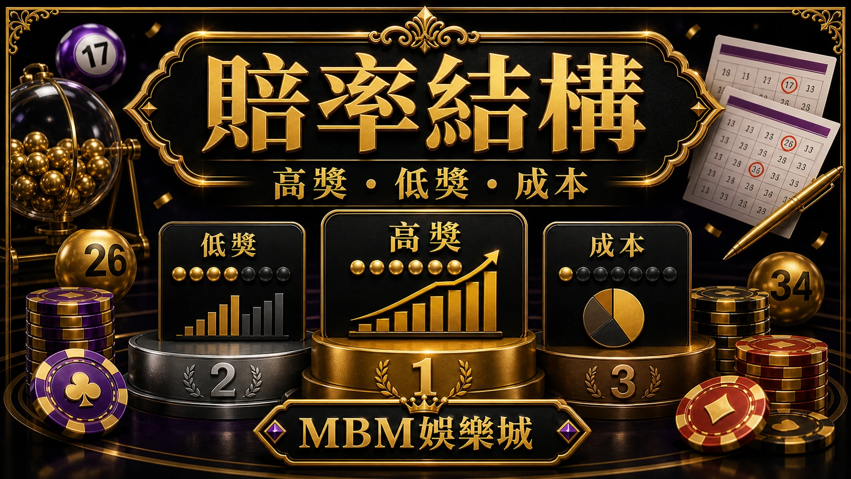 賠率結構 彩票中獎機率怎麼看?賠率、期望值與投注成本提醒 大獎娛樂城