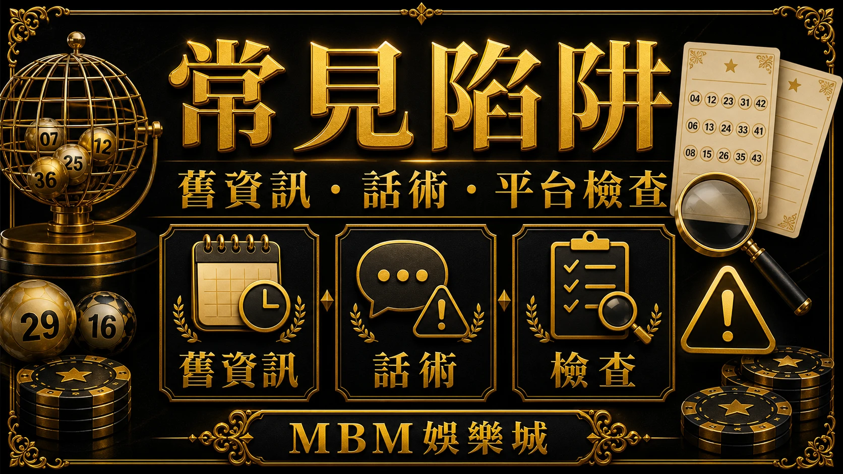 彩票常見陷阱有哪些？舊資訊、承諾話術與平台檢查｜大獎娛樂城