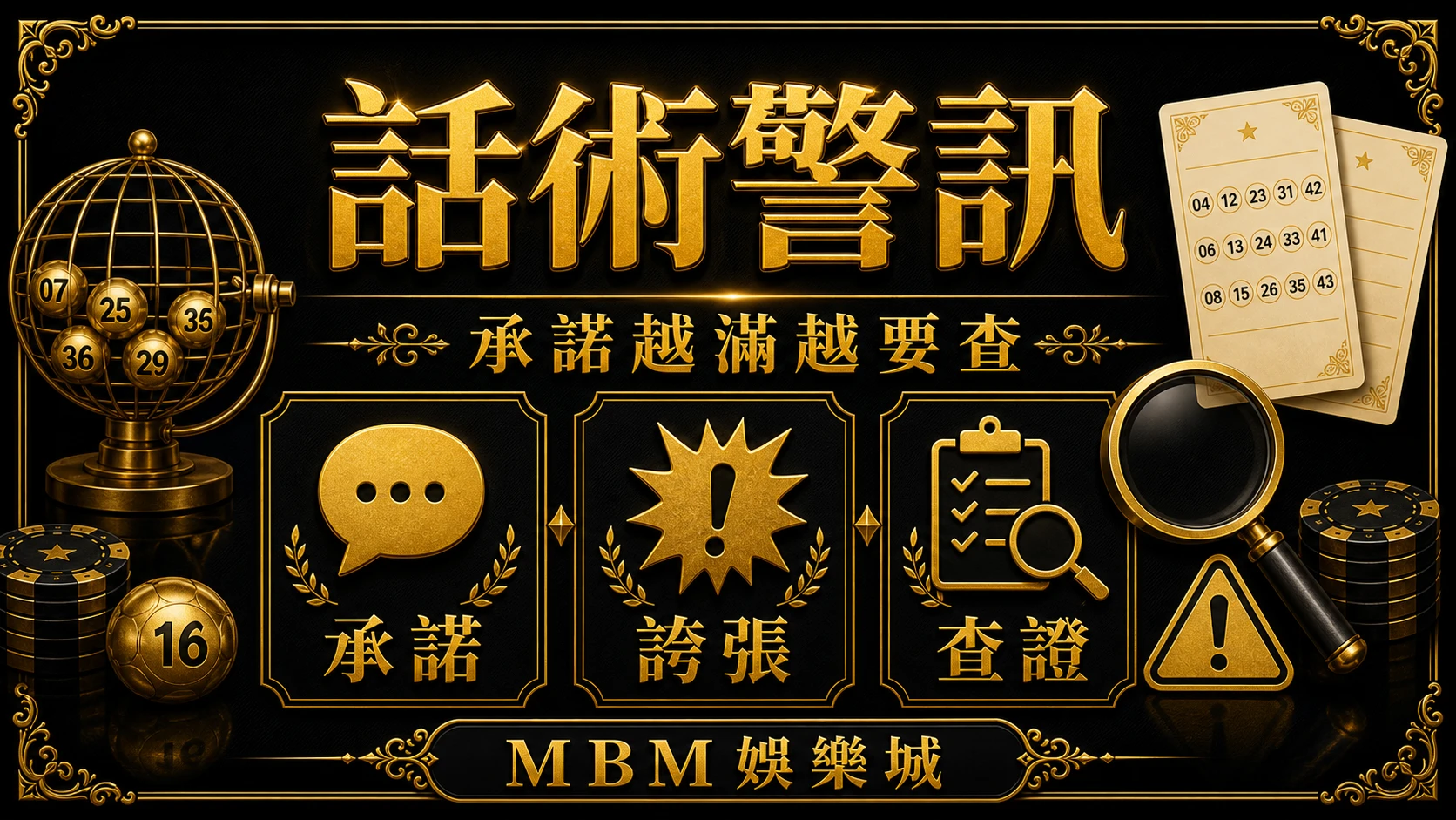 話術警訊 彩票常見陷阱有哪些？舊資訊、承諾話術與平台檢查 大獎娛樂城